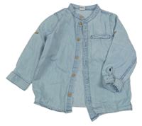 Světlemodrá riflová košile H&M