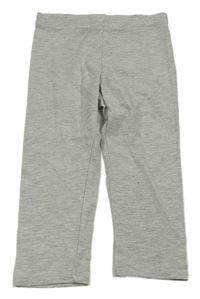 Světlešedé melírované capri legíny H&M