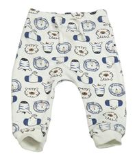 Bílé tepláky se zvířaty Matalan