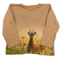 Hnědá mikina se srncem Jako-o