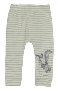 Smetanovo-modré pruhované lehké tepláky s Dumbem George