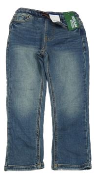 Nové - Tmavomodré teplákové regular rifle Next