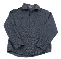 Tmavomodrá vzorovaná košile Primark