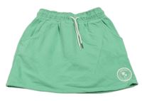 Zelená tepláková sukně s palmami Yigga