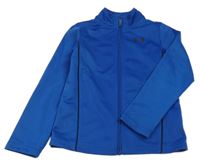 Safírová sportovní propínací funkční mikina s logem Under Armour