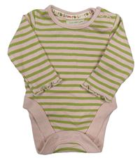 Růžovo-zelené pruhované body Rocha Little Rocha