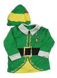 2 set - zelené triko + čepice - Elf