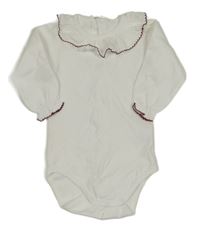 Bílé body s límečkem 