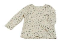 Bílé květované triko Topomini