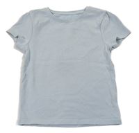 Světlemodré žebrované crop tričko Primark