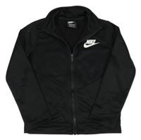 Černá sportovní propínací mikina s logem Nike
