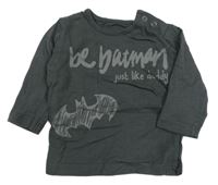 Antracitové triko s Batmanem George