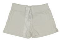 Bílé kraťasy s mašlí 