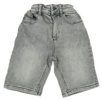 Šedé riflové skinny kraťasy Denim Co.