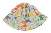 Béžovo-barevný UV klobouk s Mickeym Zara