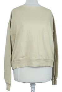 Dámská béžová crop mikina Pull&Bear 