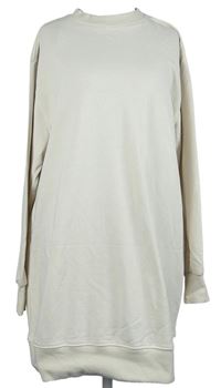 Dámská béžová šatová mikina H&M