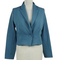 Dámské modré sakové bolerko Shein 