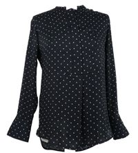 Dámská černá vzorovaná halenka M&S