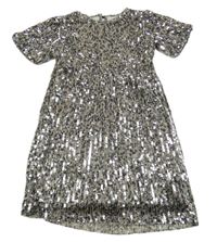 Béžové flitrované šaty Primark