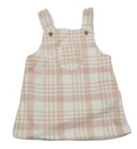 Růžovo-bílé kostkované fleecové šaty George