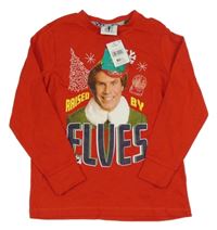 Nové - Červené triko s Elfem 