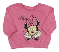 Růžová mikina s Minnie Disney