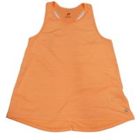 Neonově oranžový sportovní funkční top H&M