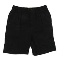 Černé plátěné kraťasy Denim Co.