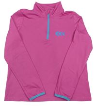 Růžové thermo triko s potiskem Crane