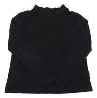 Černé triko se stojáčkem H&M