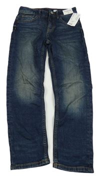 Nové - Tmavomodré straght fit rifle H&M