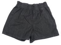 Tmavošedé riflové kraťasy H&M
