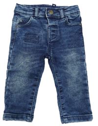 Tmavomodré plísňové teplákové rifle Idexe