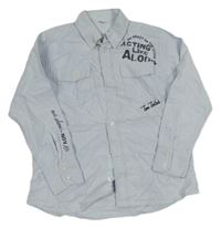 Světlemodrá riflová košile s nápisem Tom Tailor