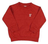 Červená mikina s nápisem F&F