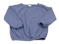 Fialovomodrá oversize mikina Next