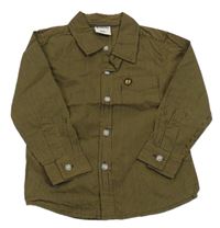 Hnědo-béžová proužkovaná košile My Little Bear 