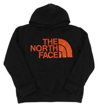 Černá mikina s kapucí a logem The North Face