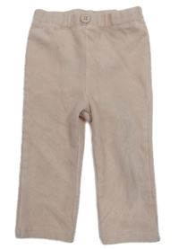 Světlerůžové sametové žebrované kalhoty H&M