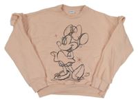 Světlerůžová mikina s Minnie Disney 