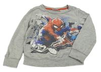 Šedá mikina se Spider-manem Marvel