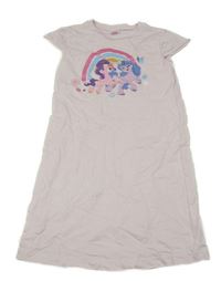 Světlerůžové bavlněné šaty s My Little Pony 