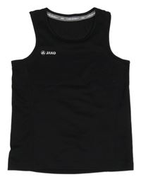 Černé sportovní top s logem Jako