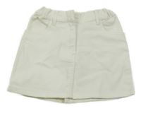 Smetanová riflová sukně Alive 