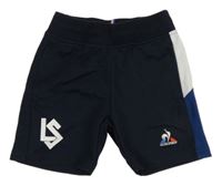 Tmavomodré teplákové kraťasy s výšivkou LCS