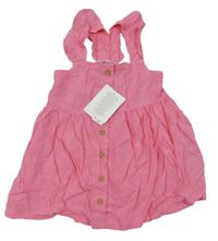 Nové - Růžové propínací šaty Ergee 