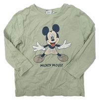 Světlekhaki triko s Mickeym Disney 