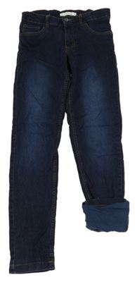 Tmavomodré podšité rifle POCOPIANO