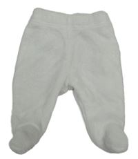 Bílé chlupaté polodupky Smile